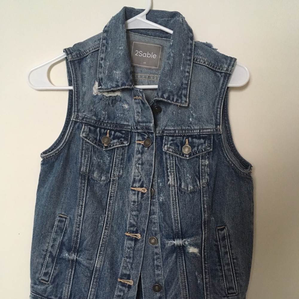 Denim vest